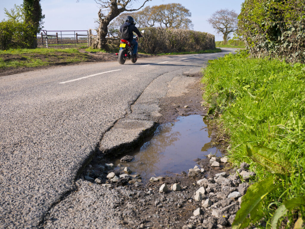 Can you claim for pothole damage